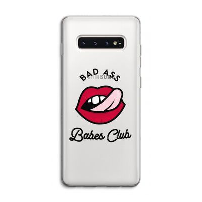 Badass Babes Club: Samsung Galaxy S10 4G Transparant Hoesje
