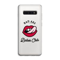 Badass Babes Club: Samsung Galaxy S10 4G Transparant Hoesje