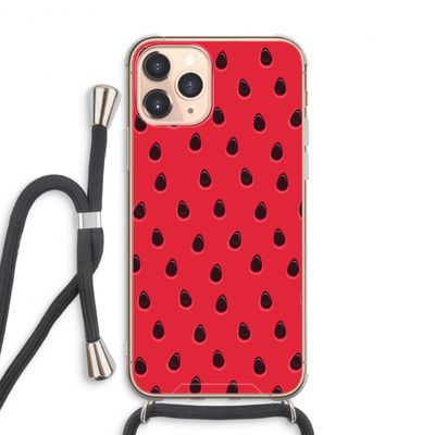 Watermelon: iPhone 11 Pro Max Transparant Hoesje met koord