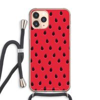 Watermelon: iPhone 11 Pro Max Transparant Hoesje met koord