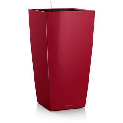 Bloempot - LEC - Cubico Premium 40 - Rood - Met waterreservoir - Complete set