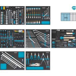 Hazet HAZET 0-2500-163/242 Gereedschapsset Voertuig 242-delig