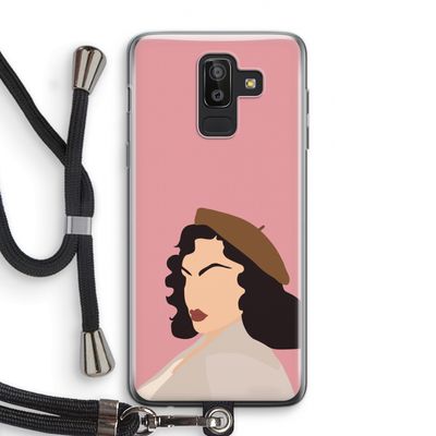 Confidence: Samsung Galaxy J8 (2018) Transparant Hoesje met koord