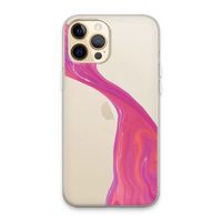 Paarse stroom: iPhone 13 Pro Max Transparant Hoesje Paarse stroom: iPhone 13 Pro Max Transparant Hoesje