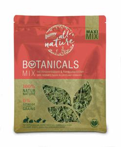 BUNNY NATURE BOTANICALS MAXI MIX FRAMBOZENBLAD / BLOEMKOOLBLOESEM 400 GR