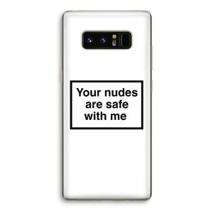 Safe with me: Samsung Galaxy Note 8 Transparant Hoesje