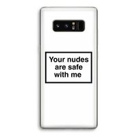 Safe with me: Samsung Galaxy Note 8 Transparant Hoesje