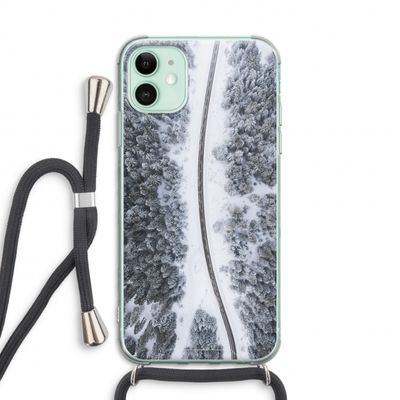Snøfall: iPhone 11 Transparant Hoesje met koord