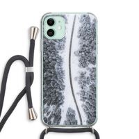 Snøfall: iPhone 11 Transparant Hoesje met koord
