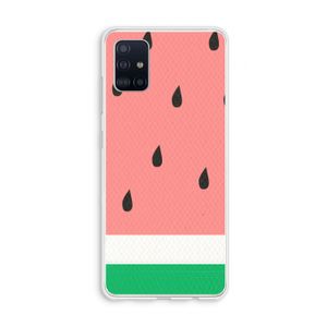 Watermeloen: Galaxy A51 4G Transparant Hoesje