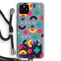 8-bit N°2: Pixel 5a 5G Transparant Hoesje met koord