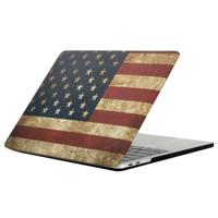 MacBook Pro 13.3 inch A1706 & A1708 Retro US vlag patroon beschermende Cover