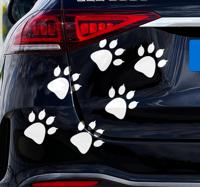 Sporen van beren sticker voor op auto