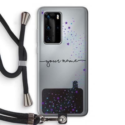 Sterren: Huawei P40 Pro Transparant Hoesje met koord