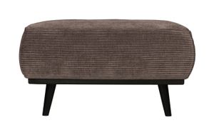 BePureHome Hocker 'Statement' Rib, kleur Taupe