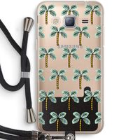 Paradise: Samsung Galaxy J3 (2016) Transparant Hoesje met koord