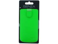Senza Senza Leather Slide Case Neon Green Size XXL