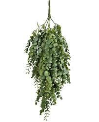 Kunsttak eucalypthus hanging green, 95 cm - Hortus
