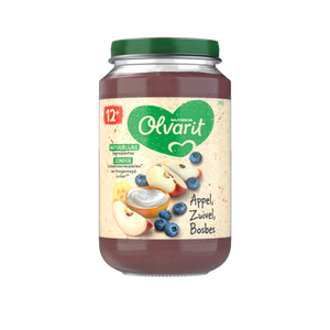 Olvarit Appel Zuivel Bosbes 12+ Maanden 200g bij Jumbo