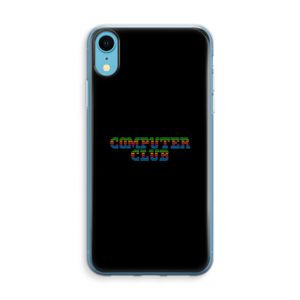 Retro: iPhone XR Transparant Hoesje