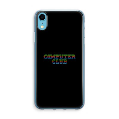 Retro: iPhone XR Transparant Hoesje