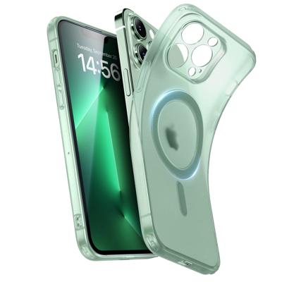 iPhone 13 Pro Max Zero Clear Case (HaloLock) - Frosted Green