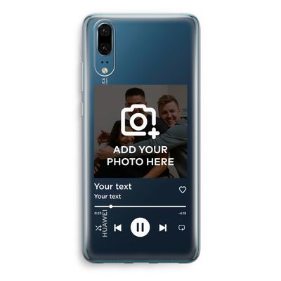 Music Player: Huawei P20 Transparant Hoesje
