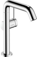 Hansgrohe Tecturis S ééngreeps wastafelkraan 210 Fine CoolStart met draaibare uitloop en PushOpen afvoerplug, chroom