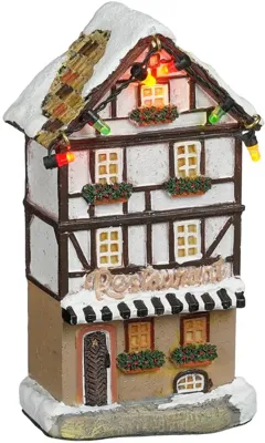 Luville Schneewald Elzas restaurant battery operated