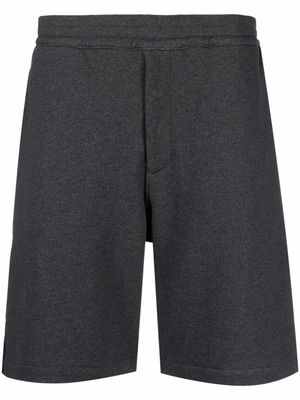 Alexander McQueen short de sport à rayures - Gris