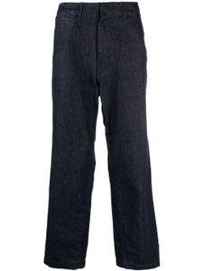 Nanamica jean droit à effet délavé - Bleu