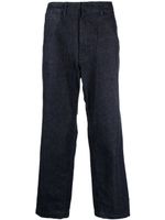 Nanamica jean droit à effet délavé - Bleu Nanamica jean droit à effet délavé - Bleu