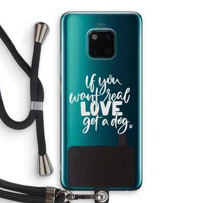 Partner in crime: Huawei Mate 20 Pro Transparant Hoesje met koord