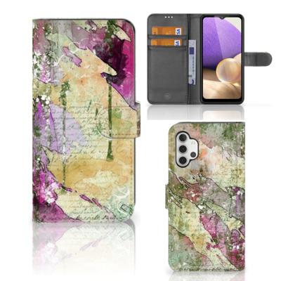 Hoesje Samsung Galaxy A32 4G Letter Painting