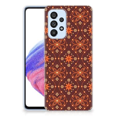 Samsung Galaxy A53 5G | TPU bumper | Batik Brown