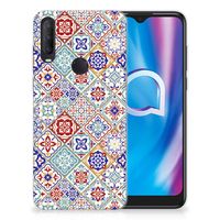 Alcatel 1S (2020) TPU Siliconen Hoesje Tiles Color