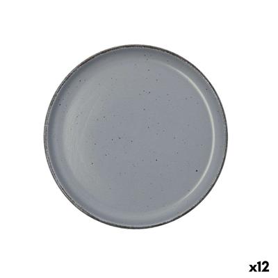 Dessertbord Quid Duna Grijs Keramisch 20 x 2,5 cm (12 Stuks)