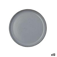 Dessertbord Quid Duna Grijs Keramisch 20 x 2,5 cm (12 Stuks)