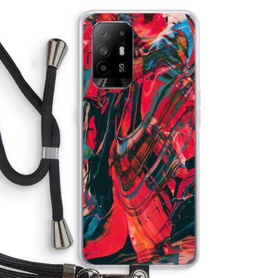 Endless Descent: Oppo A95 5G Transparant Hoesje met koord