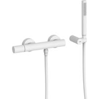 Douchekraan Tres Study | Opbouw | Mengkraan | 1-weg | hoh 15 cm | 1-knop | Rond | Wit mat