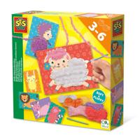SES Creative fluffy dieren borduren