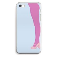 Pink panty: iPhone 5 / 5S / SE Transparant Hoesje