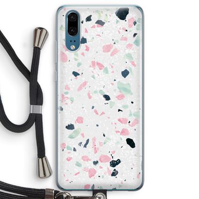 Terrazzo N°3: Huawei P20 Transparant Hoesje met koord