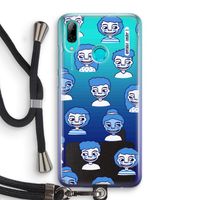 Gezichtjes: Huawei P Smart (2019) Transparant Hoesje met koord