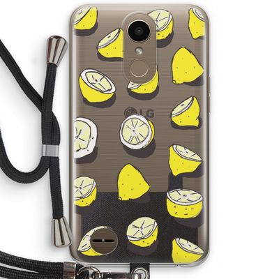 When Life Gives You Lemons...: LG K10 (2017) Transparant Hoesje met koord