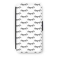 Wimpers: iPhone XS Flip Hoesje