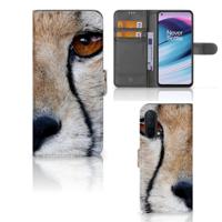 OnePlus Nord CE 5G | Telefoonhoesje | Met pasjeshouder | Cheetah