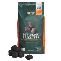 Fire-up houtskool briketten - 1x zak met 5 kilo - BBQ/Barbeque artikelen