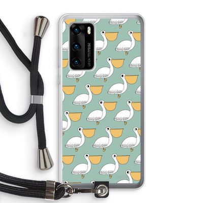 Pelican: Huawei P40 Transparant Hoesje met koord