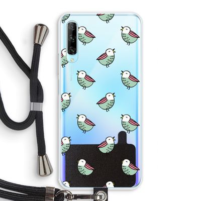 Vogeltjes: Huawei P Smart Pro Transparant Hoesje met koord